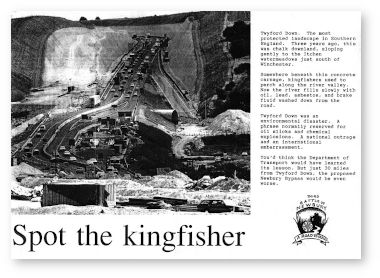 Newbury Spot the Kingfisher leaflet