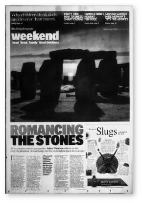 Adam Nicolson piece on Stonehenge, Telegraph, 2006